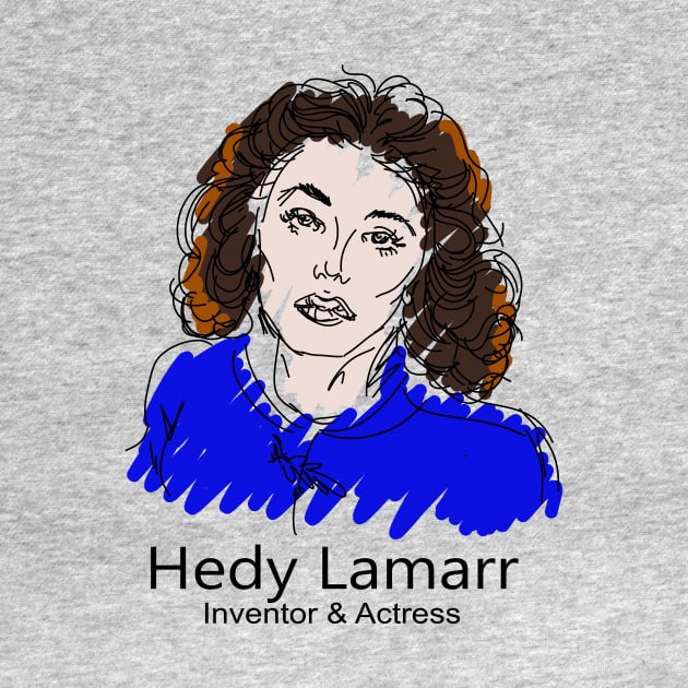 Historical Women in STEM, Hedy Lamarr by CatsandBats